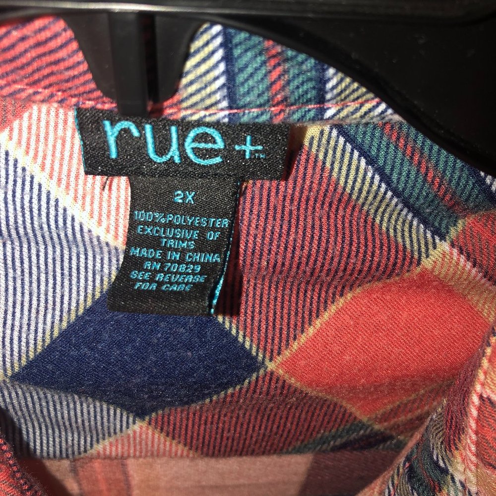 Plaid button down - Picture 2 of 2